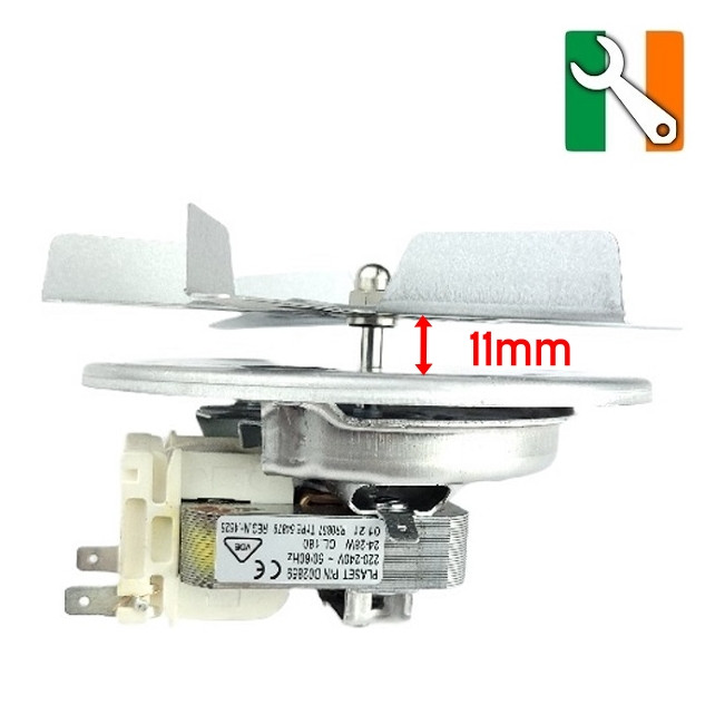 Oven Fan Motor (14-UN-11) C00230134 - Rep of Ireland - Buy Online from Appliance Spare Parts Direct.ie, Co. Laois Ireland.