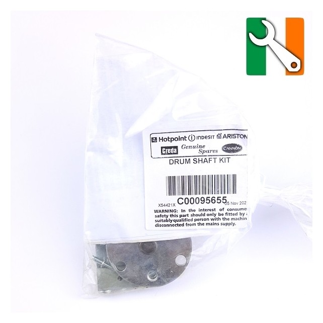 Indesit Hotpoint Riveted Drum Shaft Repair Kit Genuine - irishspares.ie - 1-2 Days An Post - Buy from Appliance Spare Parts Direct Ireland.