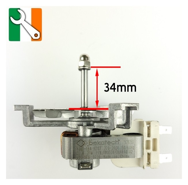 BUSH Oven Fan Motor - An Post - Rep of Ireland - Buy from Appliance Spare Parts Direct Ireland.